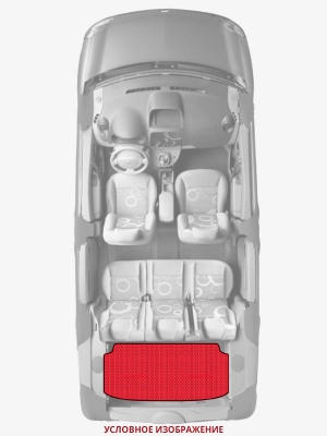 ЭВА коврики «Queen Lux» багажник для Audi 200 (C3)